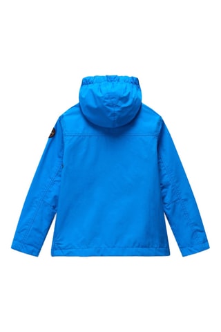Coupe-vent à capuche Rainforest - Bleu cobalt