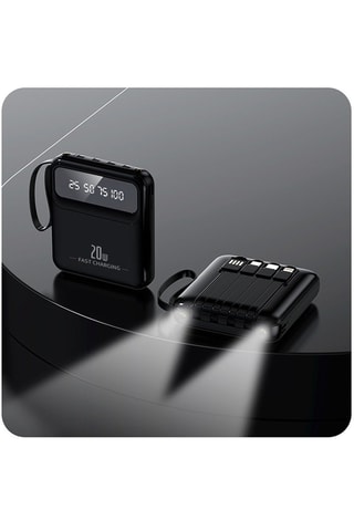 Powerbank 10000 mAh Eko - Zaklamp - Universeel