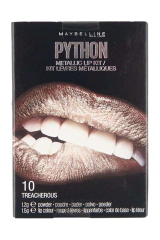 Kit duo pour les lèvres Metallique Python - N°10 Treacherous - 2,7 g
