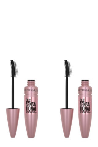 Duo máscara Cils Sensational - Preto - 2 x 7,2 ml