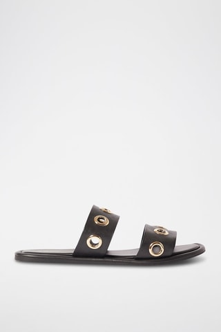 Sandales en cuir - Noir
