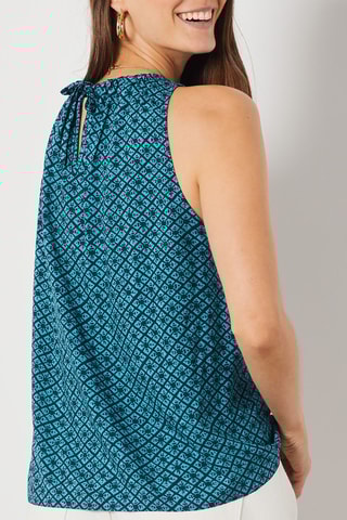 Camisola de alças - Azul