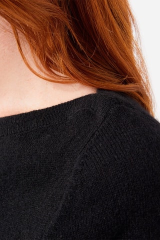 Pull Alana en cachemire recyclé Noir