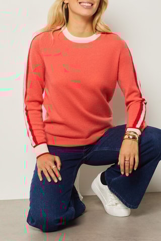 Pull en cachemire - Rouge