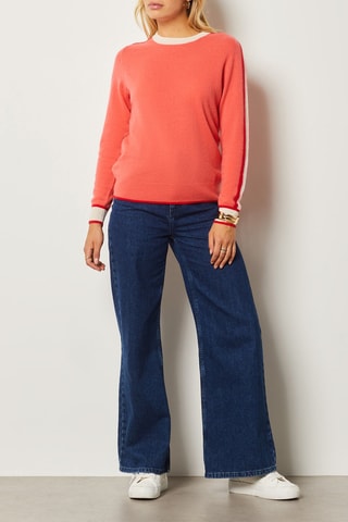 Pull en cachemire - Rouge