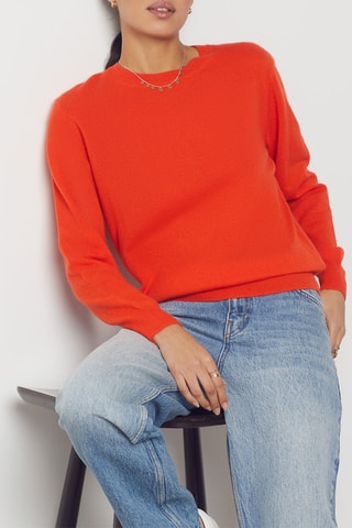 Pull en cachemire - Orange