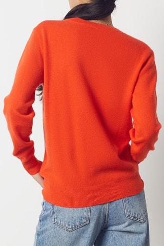Pull en cachemire - Orange