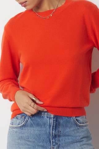 Pull en cachemire - Orange