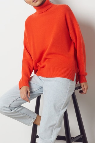 Pull en cachemire - Orange