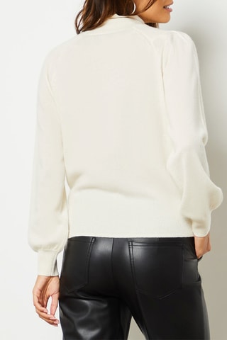 Camisola em caxemira - Branco