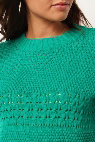 Camisola curta Verde