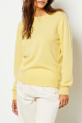 Camisola em caxemira - Amarelo - Etam