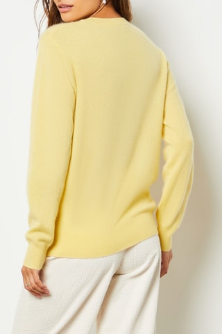 Camisola em caxemira - Amarelo - Etam