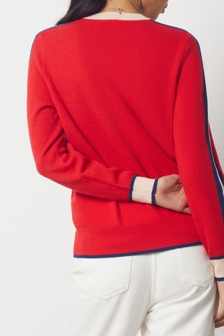 Pull en cachemire - Rouge