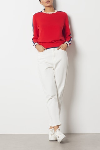 Pull en cachemire - Rouge