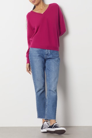 Camisola em caxemira - Violeta