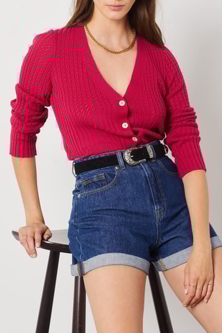 Cardigan - Rouge