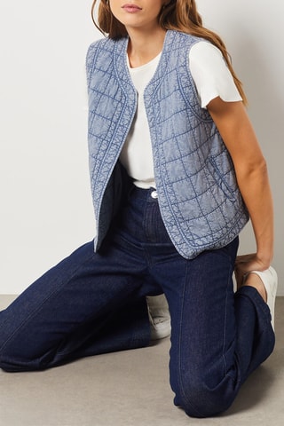 Gilet sans manches - Bleu