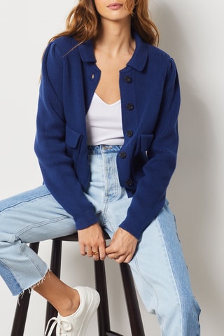 Cardigan - Bleu