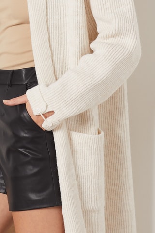 Gilet long - Beige