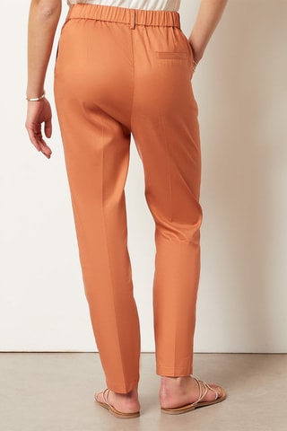 Pantalon droit Marron
