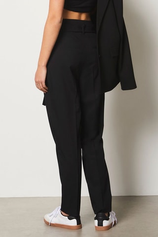 Pantalon taille haute - Noir