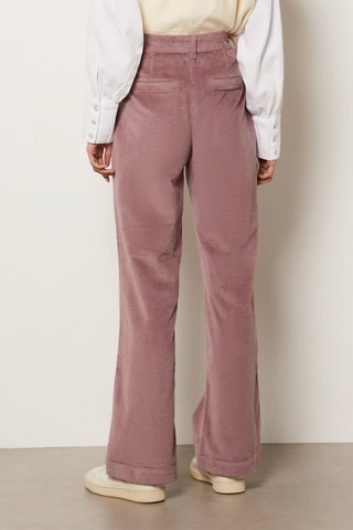 Pantalon en velours - Rose