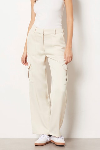 Pantalon droit - Beige