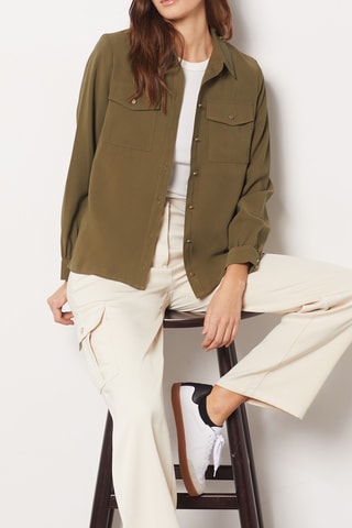 Pantalon droit - Beige