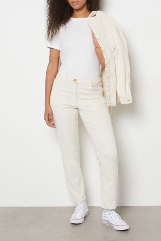 Pantalon cigarette - Blanc
