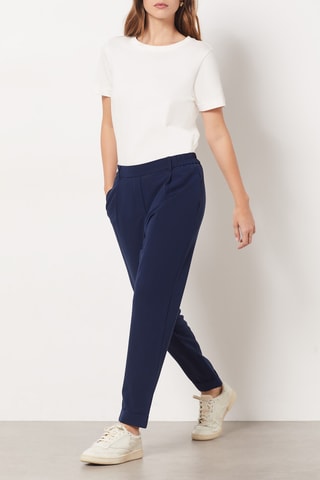 Pantalon cigarette - Bleu marine