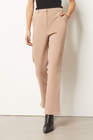 Pantalon bootcut Beige