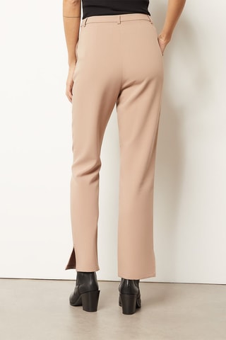 Pantalon bootcut Beige