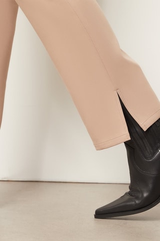 Pantalon bootcut Beige