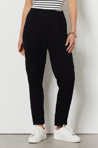 Pantalon droit Noir
