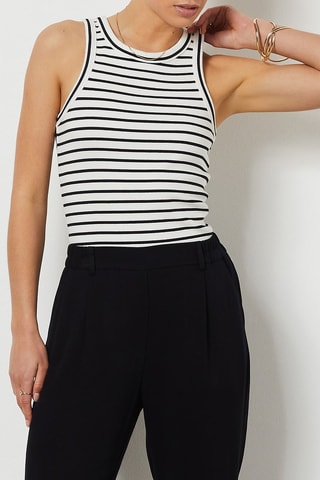 Pantalon droit Noir