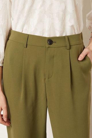 Pantalon droit Vert