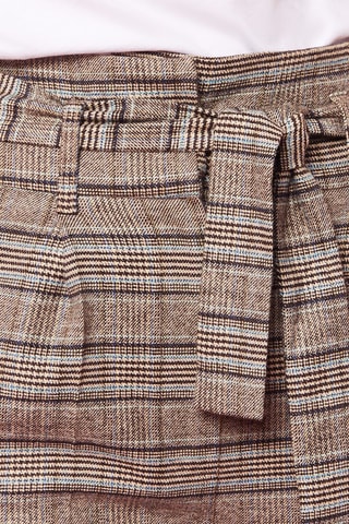 Pantalon carotte 7/8 taille haute Gris