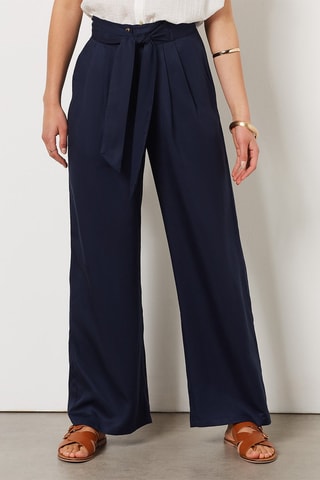 Pantalon taille haute - Noir