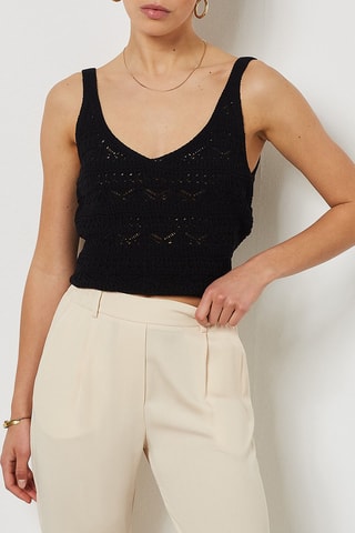Pantalon droit Beige