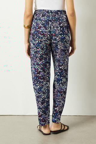 Pantalon casual taille haute Multicolore