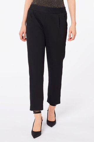 Pantalon carotte Noir