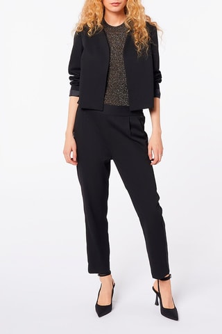 Pantalon carotte Noir