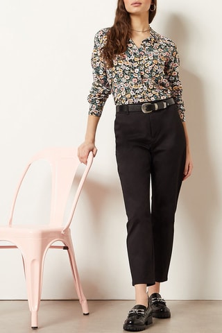 Pantalon droit 7/8 Noir