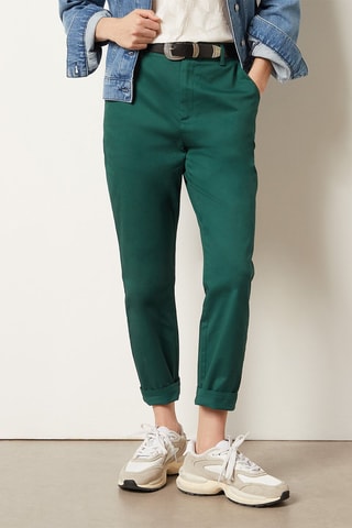 Pantalon droit 7/8 Vert