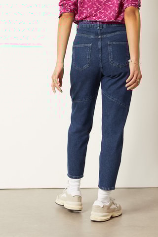 Jean boyfriend Bleu marine