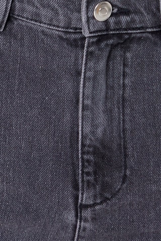 Jean wide legs 7/8 taille haute Marina Anthracite