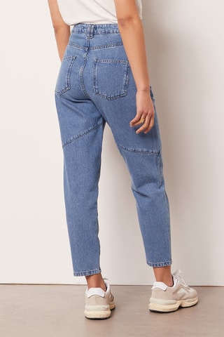 Jean boyfriend Bleu