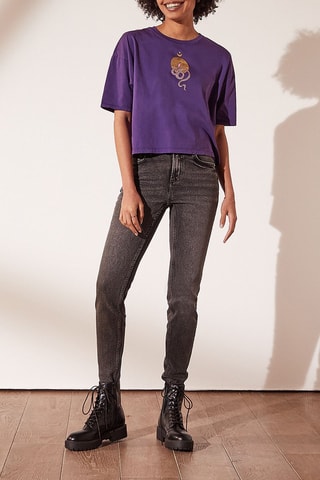 Jean slim Mona Anthracite