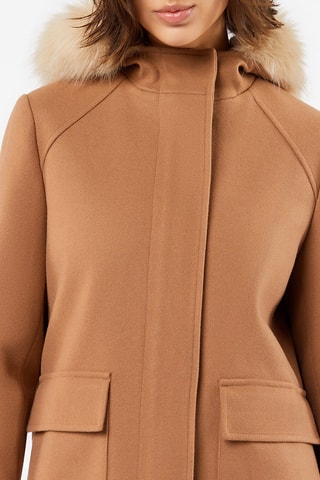 Manteau à capuche Livio Dune